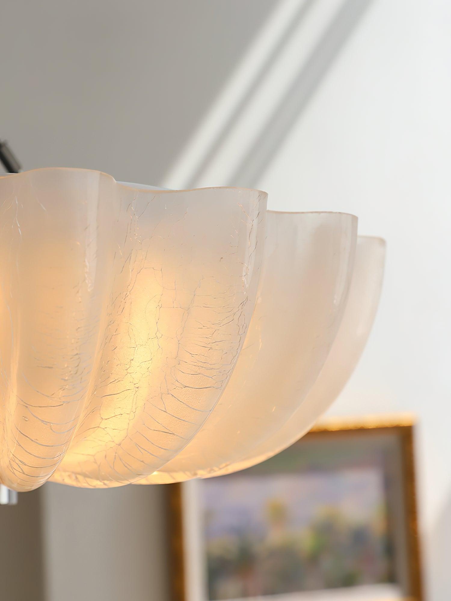 Aurora Ceiling Lamp Murano Blown Glass Shell Inspired - Neutralighting