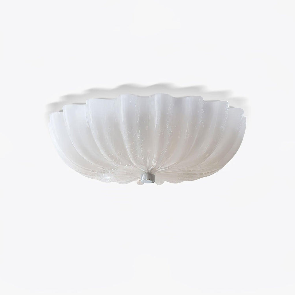 Aurora Ceiling Lamp Murano Blown Glass Shell Inspired - Neutralighting