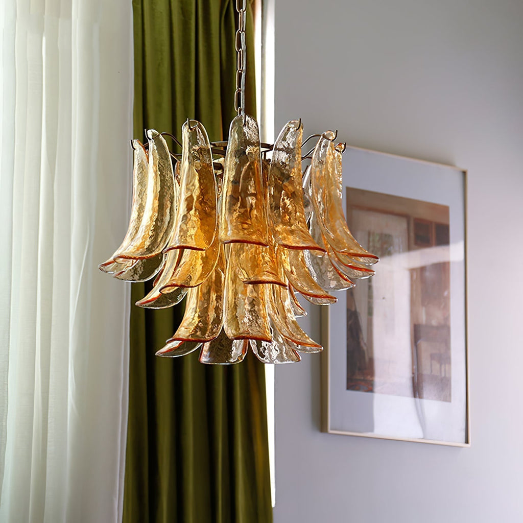 Aurora Lustre Pétales en Verre de Murano Vintage - Neutralighting