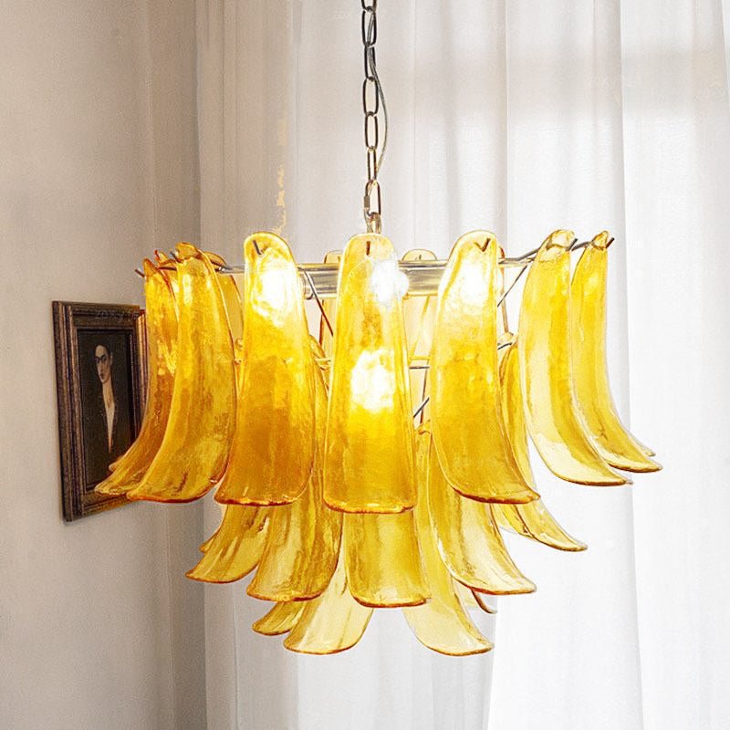Aurora Lustre Pétales en Verre de Murano Vintage - Neutralighting