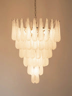 Aurora Chandelier Pigne en Verre de Murano Texturé Luxe - Neutralighting