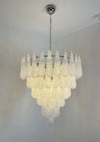 Aurora Chandelier Pigne en Verre de Murano Texturé Luxe - Neutralighting