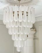 Aurora Chandelier Pigne en Verre de Murano Texturé Luxe - Neutralighting