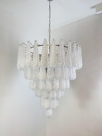 Aurora Chandelier Pigne en Verre de Murano Texturé Luxe - Neutralighting
