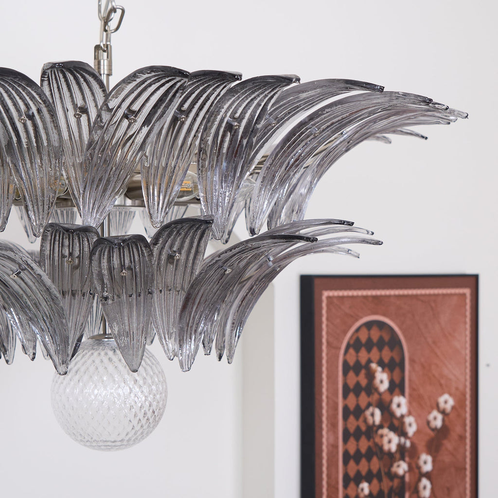 Aurora Le Lustre en Verre de Murano Clair - Neutralighting