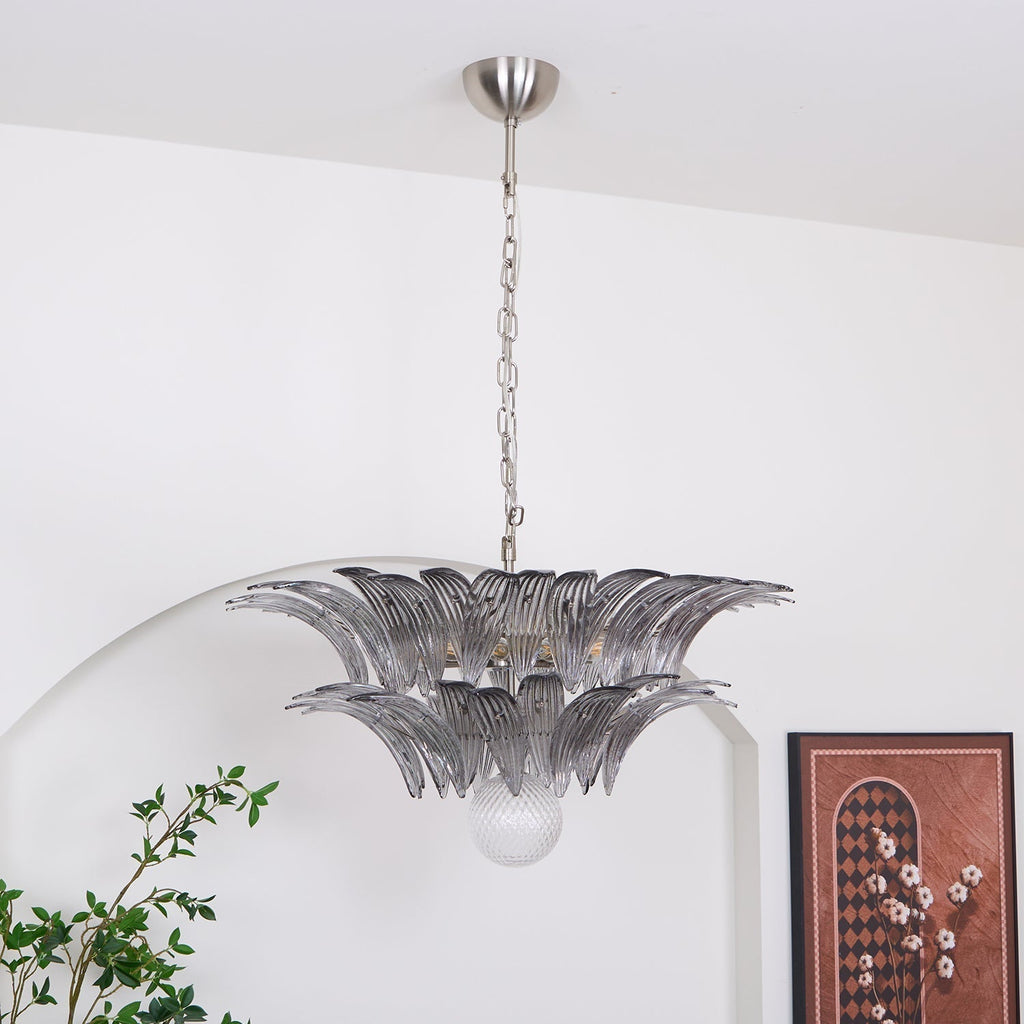 Aurora Le Lustre en Verre de Murano Clair - Neutralighting