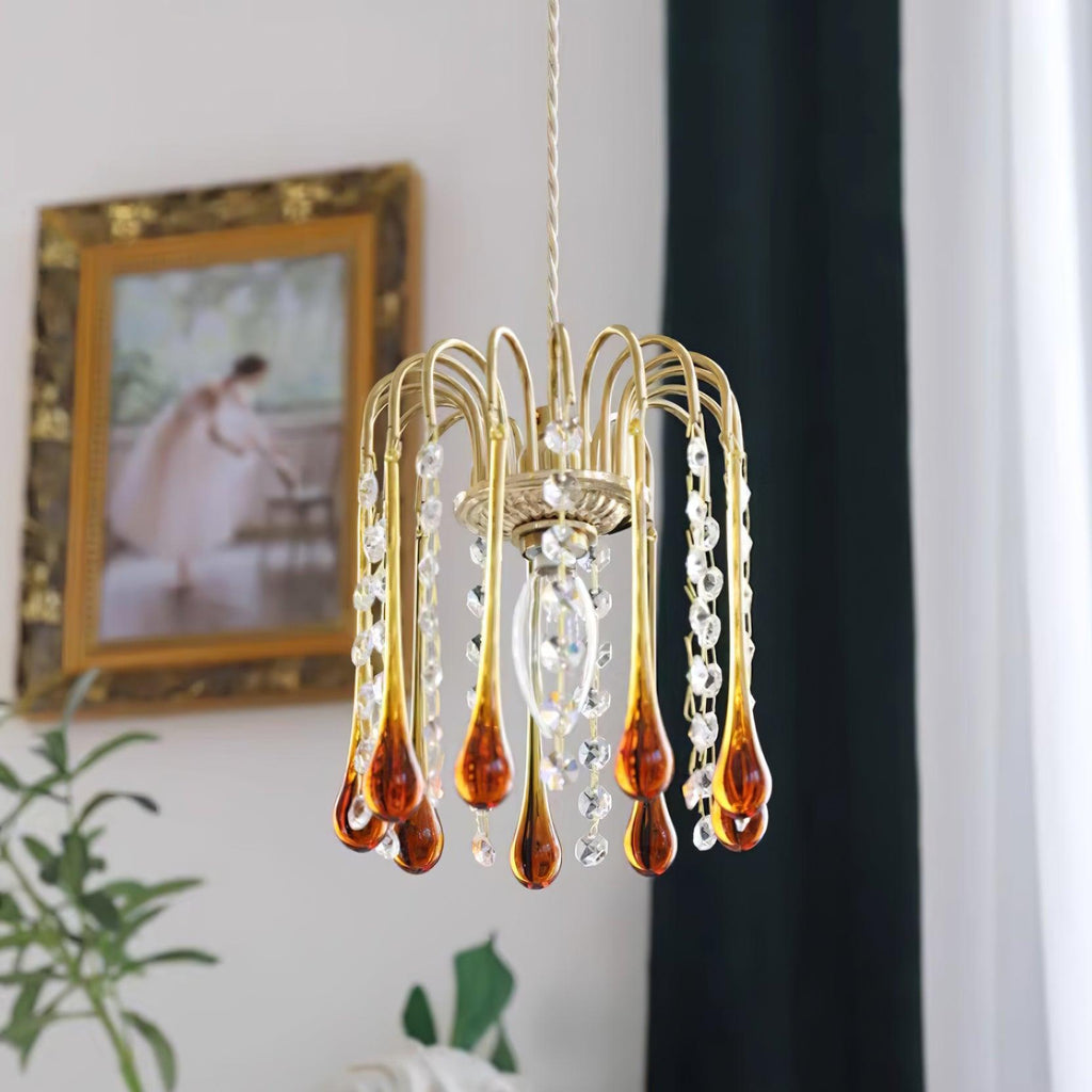 Murano Suspension en Cristal à Niveaux Cascade - Neutralighting