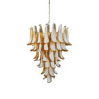 Alsorisra Lustre Postmoderne de Luxe en Verre Pétale - Neutralighting