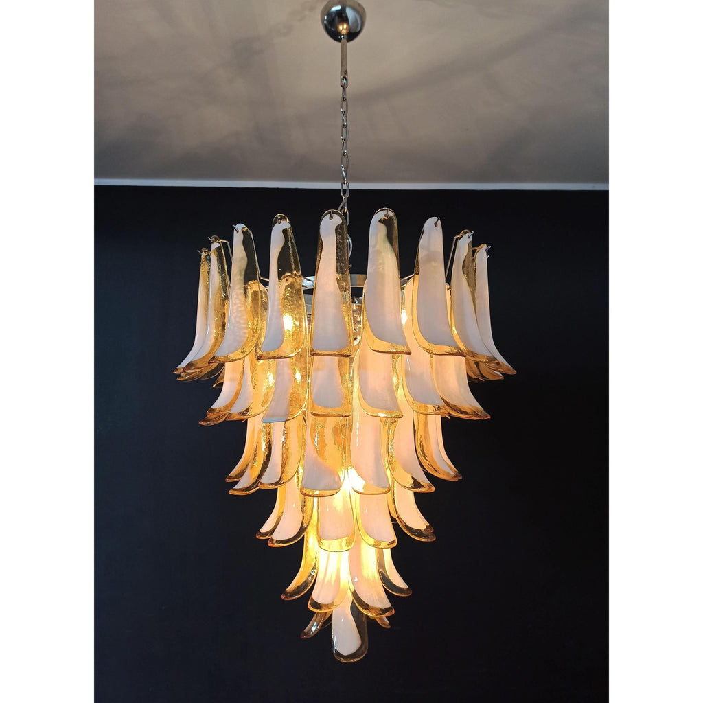 Alsorisra Lustre Postmoderne de Luxe en Verre Pétale - Neutralighting