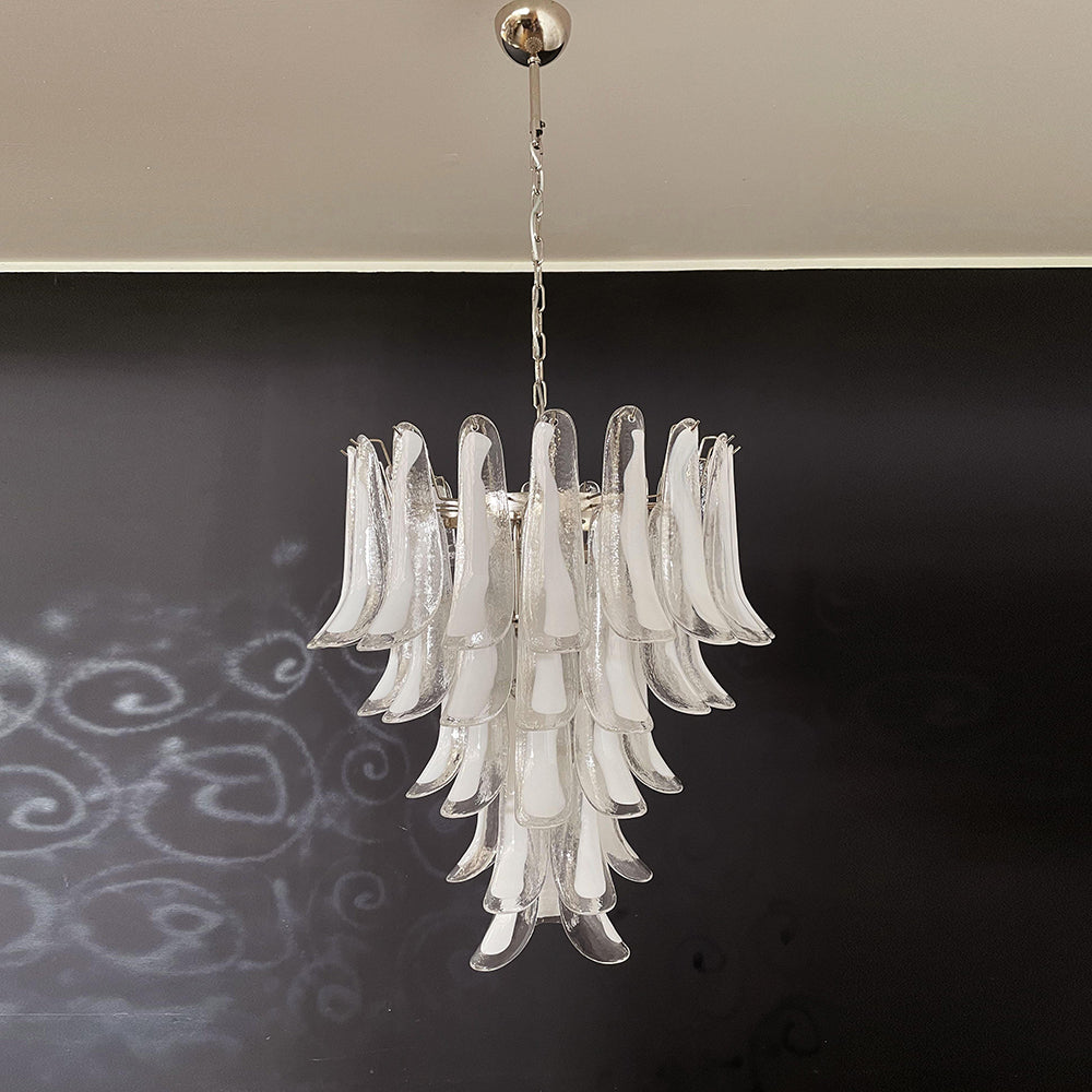 Alsorisra Lustre Postmoderne de Luxe en Verre Pétale - Neutralighting