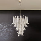 Alsorisra Lustre Postmoderne de Luxe en Verre Pétale - Neutralighting