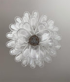 Alsorisra Lustre Postmoderne de Luxe en Verre Pétale - Neutralighting