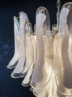 Alsorisra Lustre Postmoderne de Luxe en Verre Pétale - Neutralighting