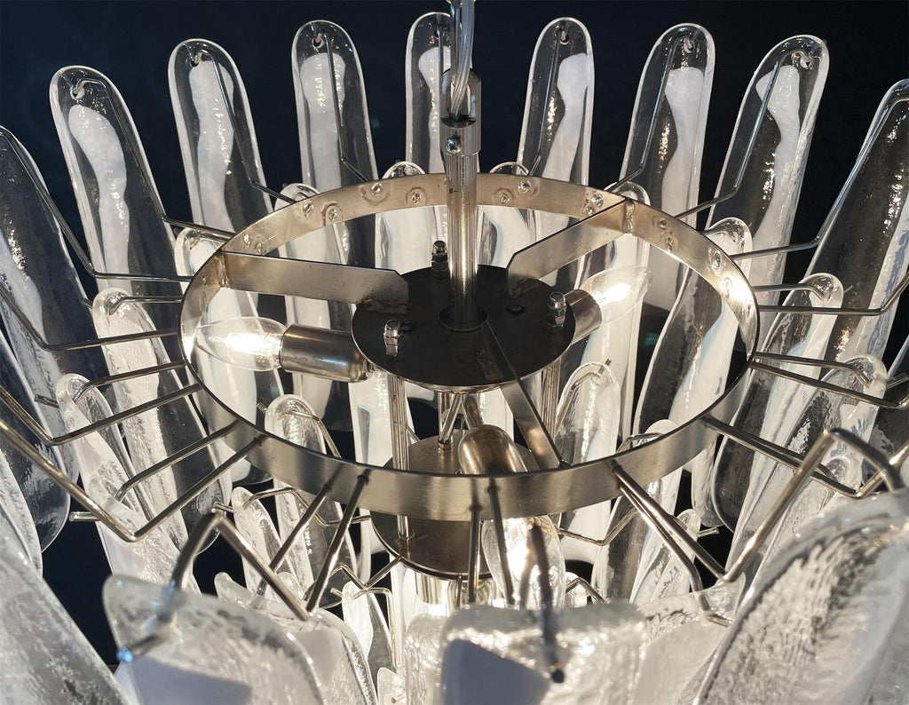 Alsorisra Lustre Postmoderne de Luxe en Verre Pétale - Neutralighting