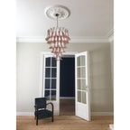 Alsorisra Lustre Postmoderne de Luxe en Verre Pétale - Neutralighting