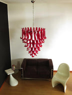 Alsorisra Lustre Postmoderne de Luxe en Verre Pétale - Neutralighting