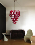 Alsorisra Lustre Postmoderne de Luxe en Verre Pétale - Neutralighting