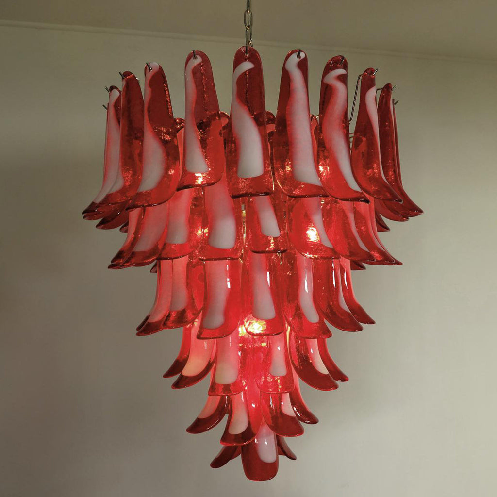 Alsorisra Lustre Postmoderne de Luxe en Verre Pétale - Neutralighting