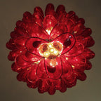Alsorisra Lustre Postmoderne de Luxe en Verre Pétale - Neutralighting