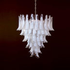 Alsorisra Lustre Postmoderne de Luxe en Verre Pétale - Neutralighting