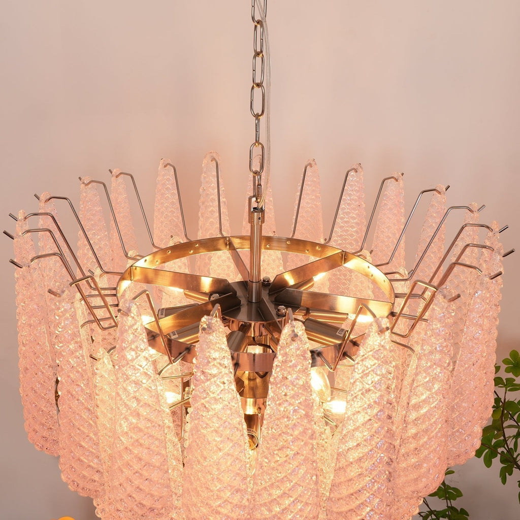 Aurora Lustre Rose Goutte Rosée Cascadant Romantique - Neutralighting