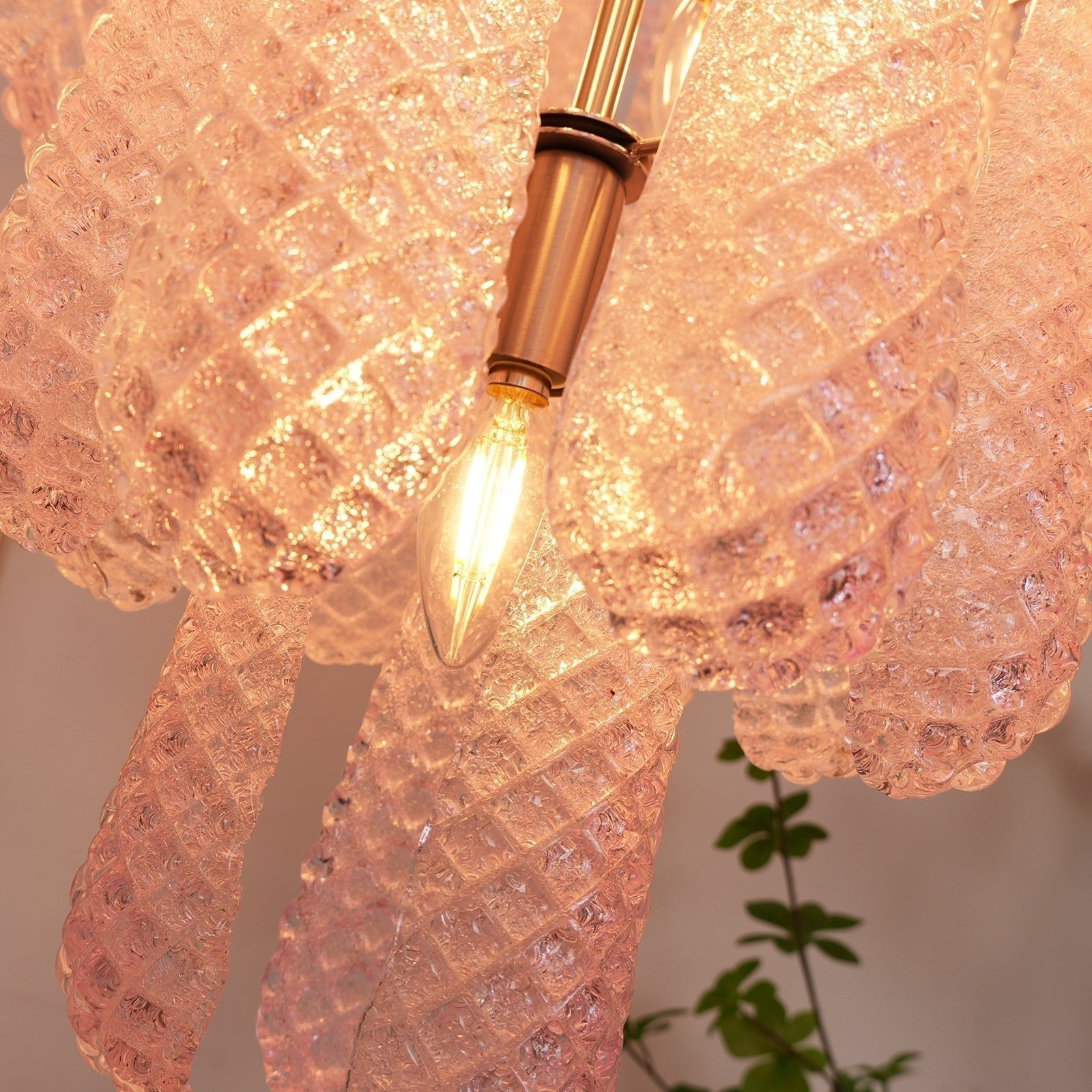 Aurora Lustre Rose Goutte Rosée Cascadant Romantique - Neutralighting