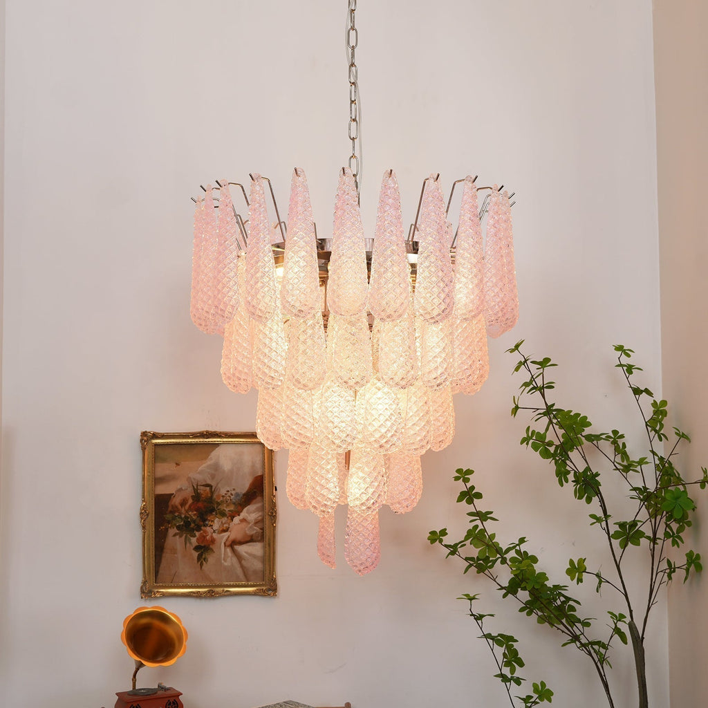 Aurora Lustre Rose Goutte Rosée Cascadant Romantique - Neutralighting