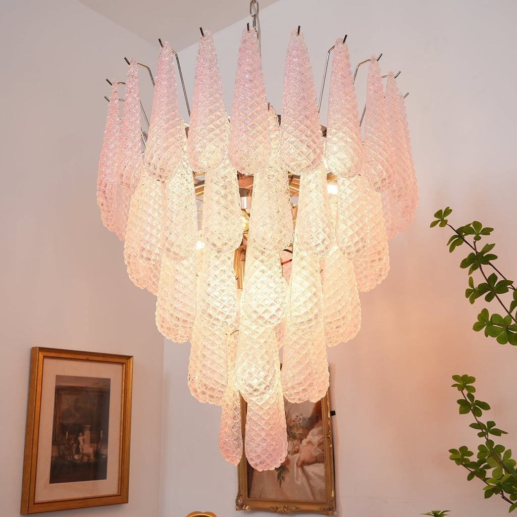 Aurora Lustre Rose Goutte Rosée Cascadant Romantique - Neutralighting