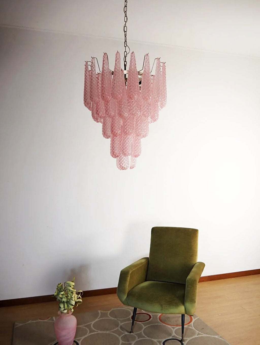 Aurora Lustre Rose Goutte Rosée Cascadant Romantique - Neutralighting