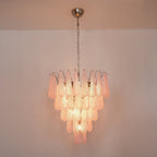 Aurora Chandelier en Verre Rose Luxe - Neutralighting