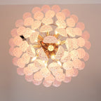 Aurora Chandelier en Verre Rose Luxe - Neutralighting