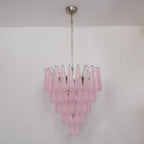 Aurora Chandelier en Verre Rose Luxe - Neutralighting