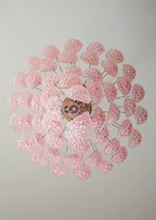 Aurora Chandelier en Verre Rose Luxe - Neutralighting