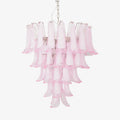 Aurora Chandelier Pétales en Verre de Murano Rose Cascade - Neutralighting