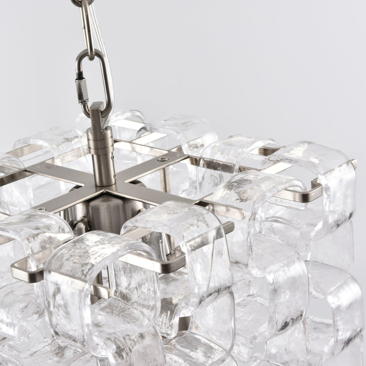 Aurora Chandelier en Verre de Murano Géométrique - Neutralighting