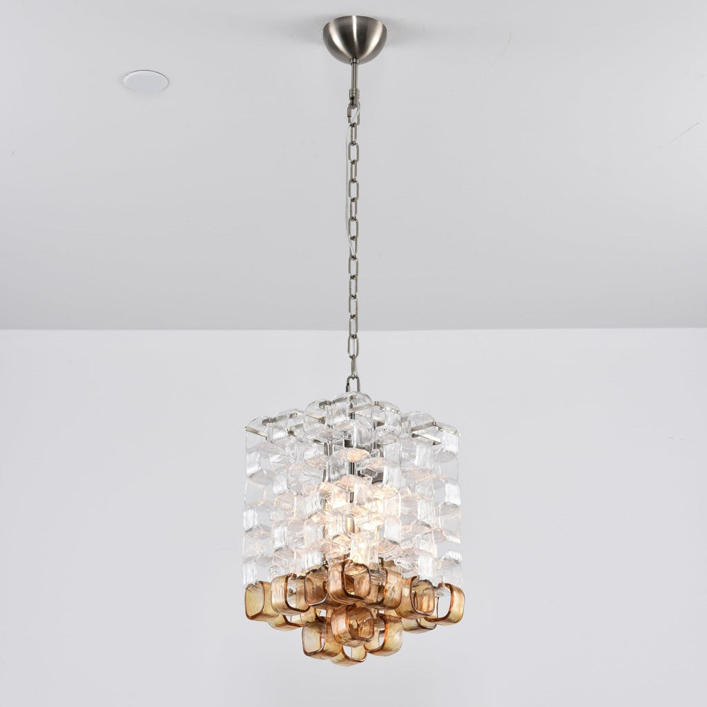 Aurora Chandelier en Verre de Murano Géométrique - Neutralighting