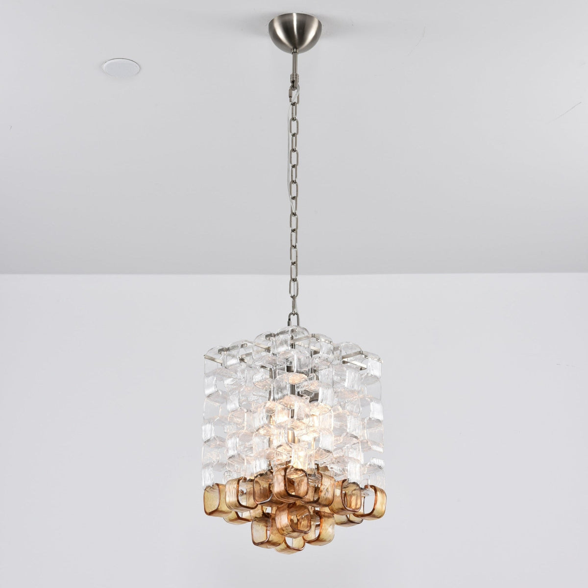 Aurora Chandelier en Verre de Murano Géométrique - Neutralighting