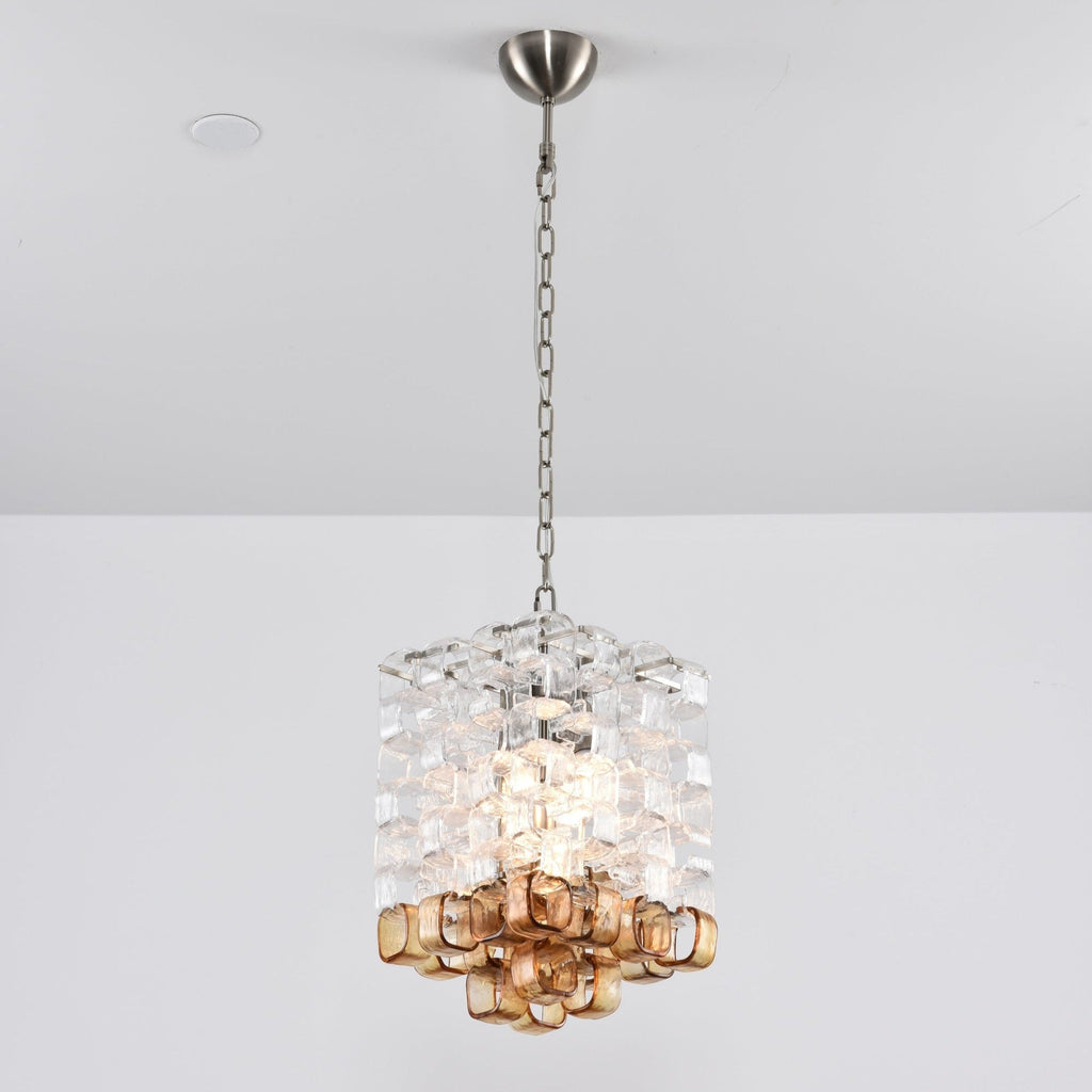 Aurora Chandelier en Verre de Murano Géométrique - Neutralighting