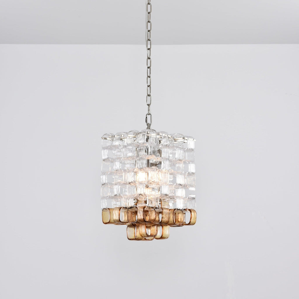Aurora Chandelier en Verre de Murano Géométrique - Neutralighting