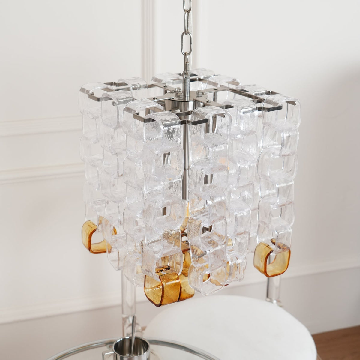 Aurora Chandelier en Verre de Murano Géométrique - Neutralighting
