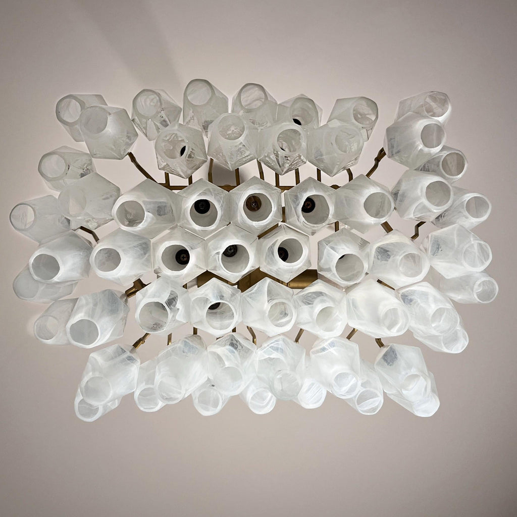 Ardoriel Lustre Postmoderne de Luxe Poliedri en Albâtre - Neutralighting