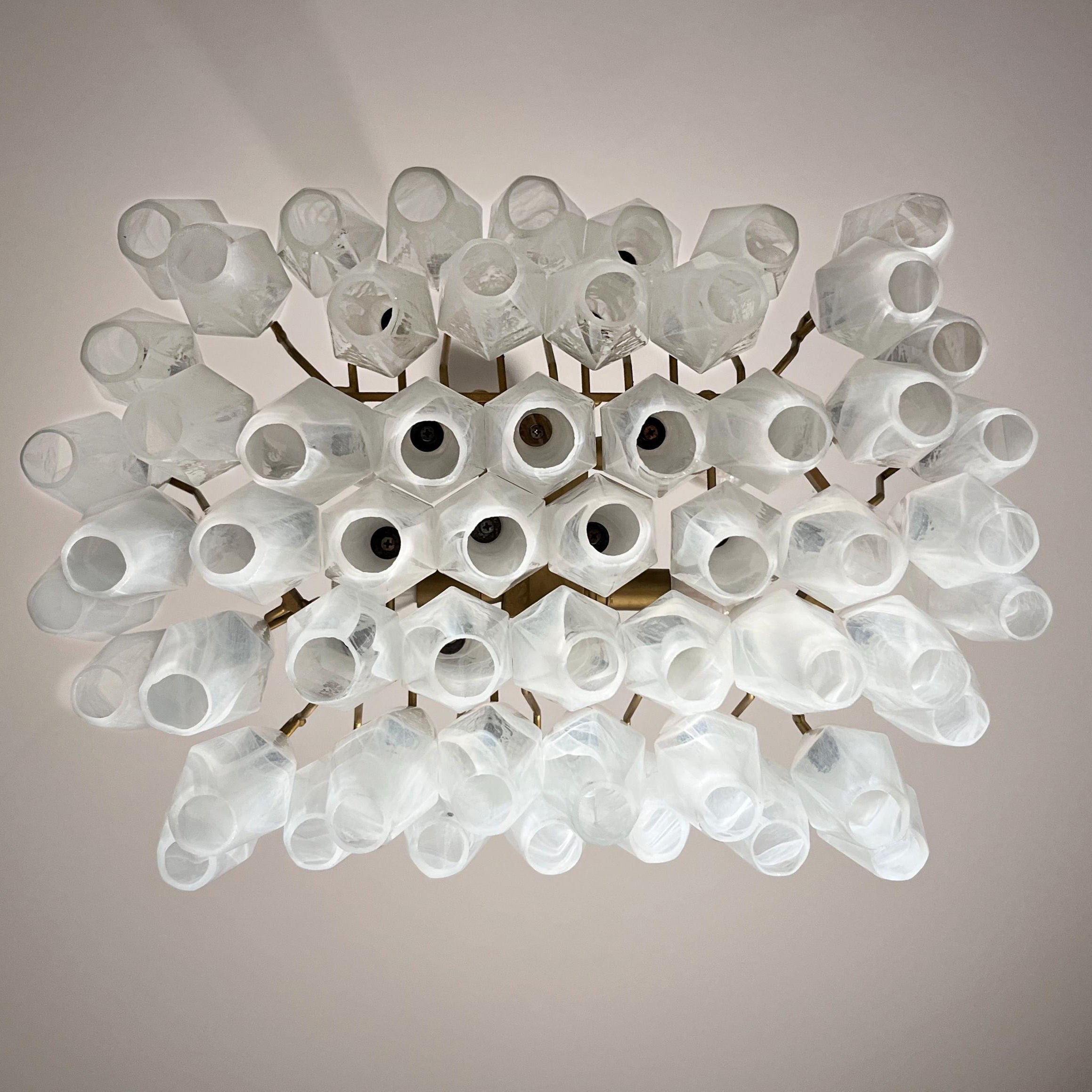 Ardoriel Lustre Postmoderne de Luxe Poliedri en Albâtre - Neutralighting