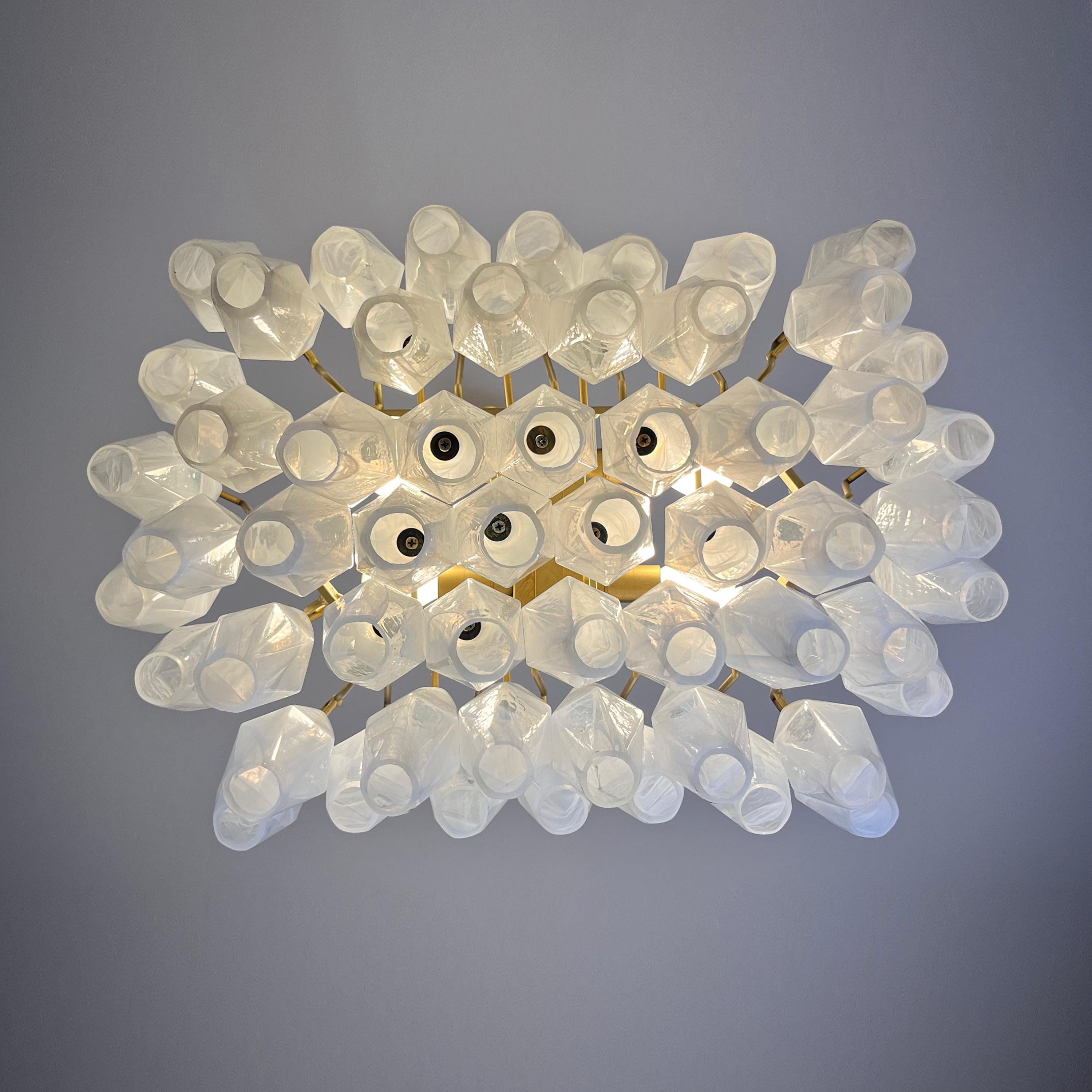 Ardoriel Lustre Postmoderne de Luxe Poliedri en Albâtre - Neutralighting