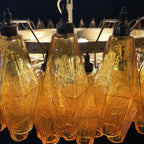 Murano Chandelier Ambre Superposé Ovale - Neutralighting