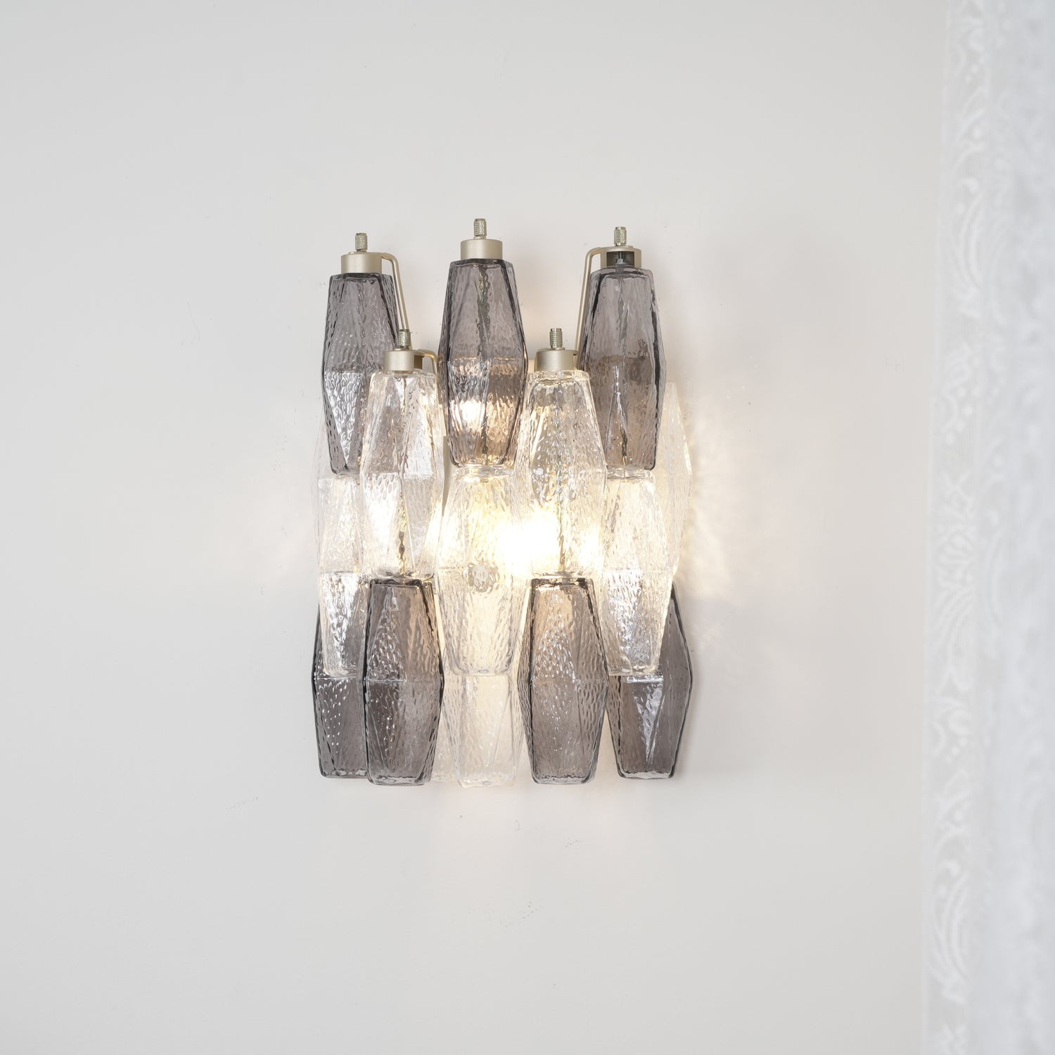 Aurora Applique Murale en Verre Rhombus Superposée - Neutralighting