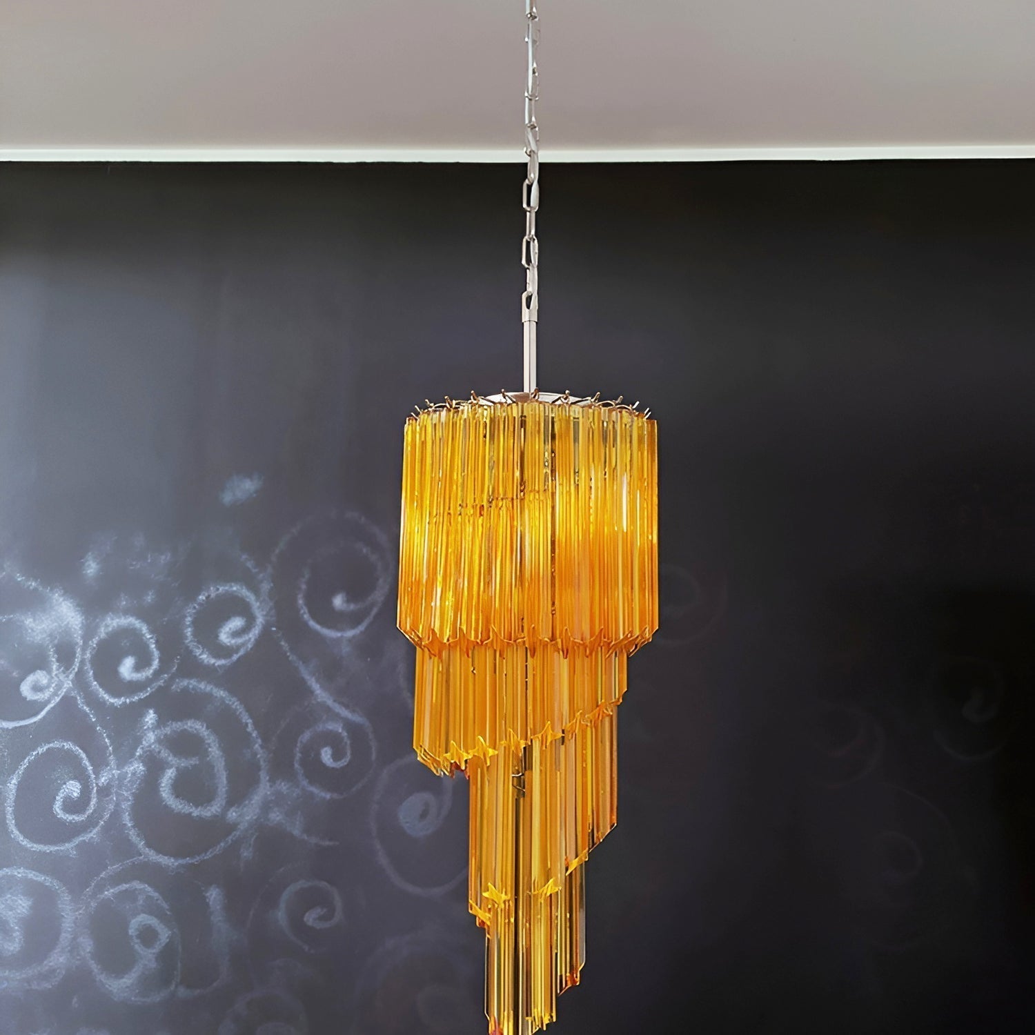 Aurora Lustre Spiral Prism Rose Superposé - Neutralighting