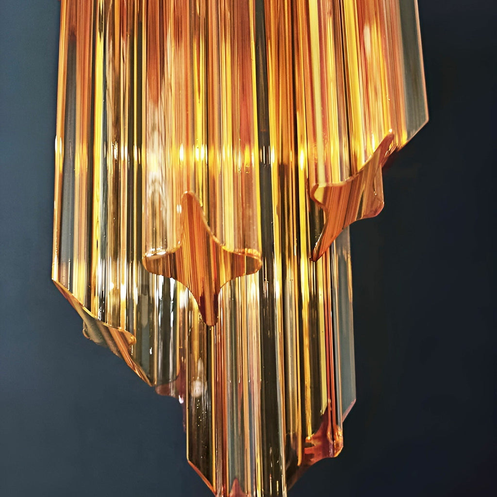 Aurora Lustre Spiral Prism Rose Superposé - Neutralighting