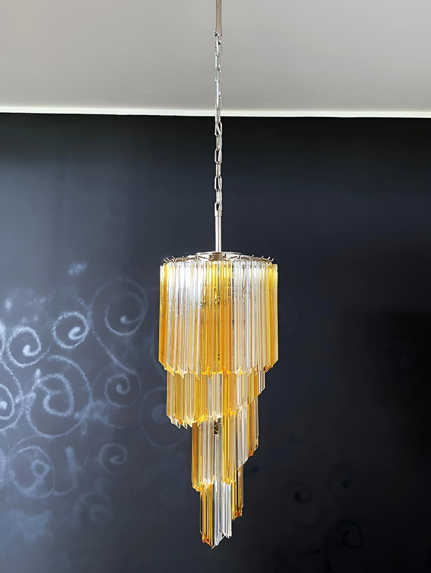 Aurora Lustre Spiral Prism Rose Superposé - Neutralighting