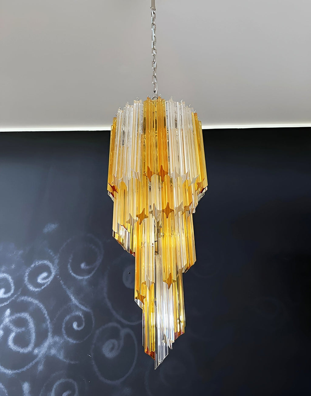 Aurora Lustre Spiral Prism Rose Superposé - Neutralighting