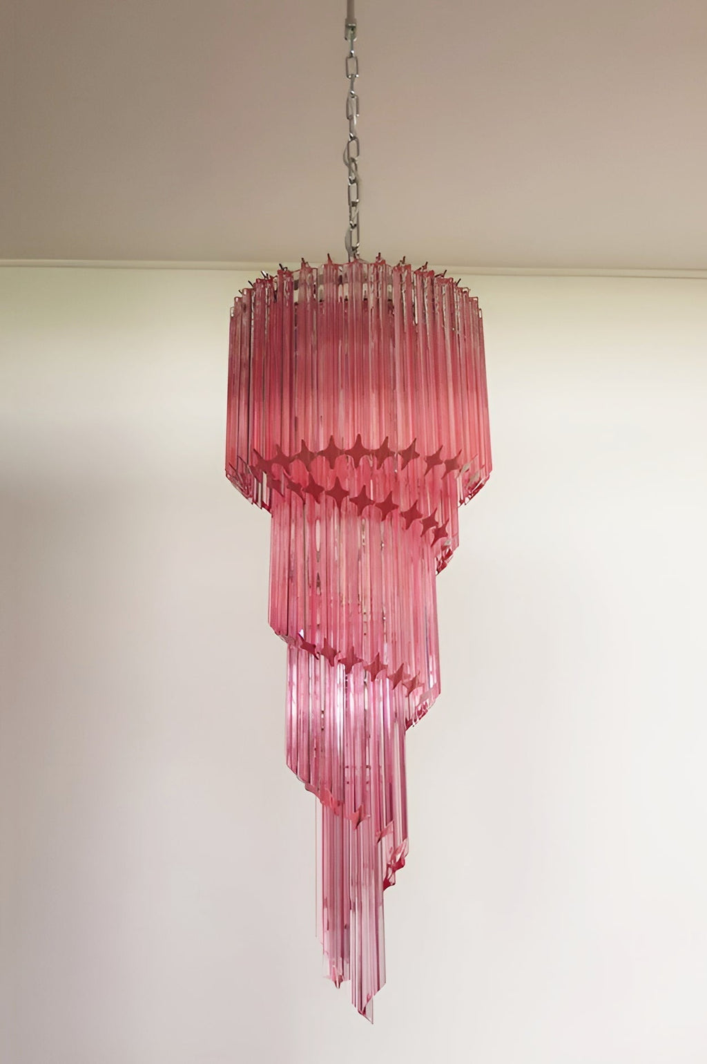 Aurora Lustre Spiral Prism Rose Superposé - Neutralighting